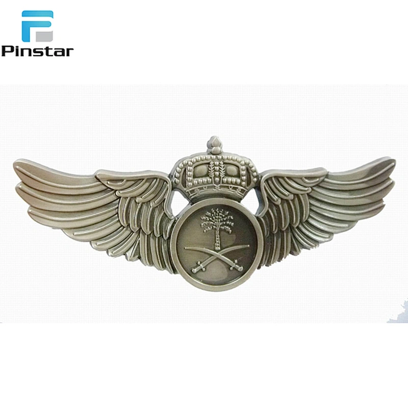 Enamel Lapel pin badge custom metal pilot wings pin badge