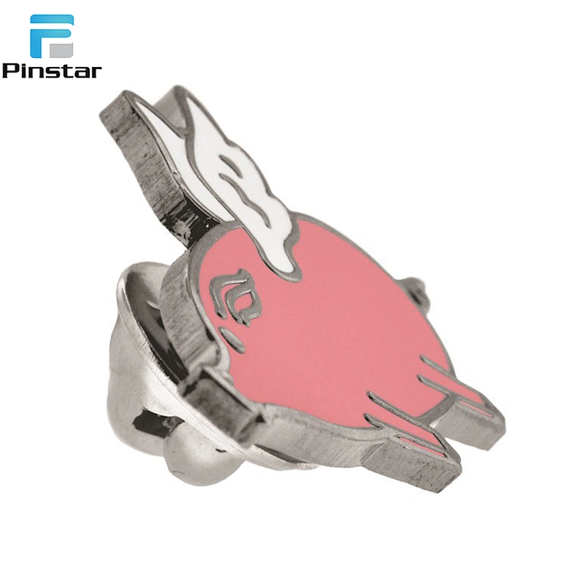 Custom Made Bulk Cute Flying Pig Hard Enamel Animal Metal Lapel Pins