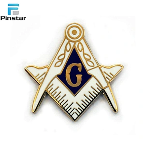 Suzhou Freemason Magnet Metal Custom Masonic Lapel Pin Badge