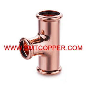 M Press Copper Equal Tee CxCxC