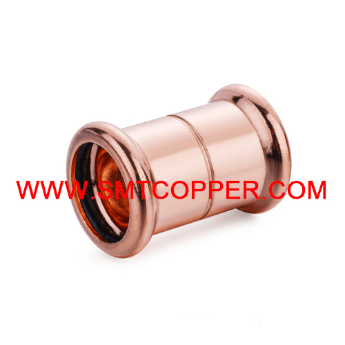 M Press Copper Straight Coupling CXC