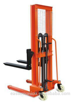 1T 2T Manual Forklift Manual Pallet Stacker Jack Truck