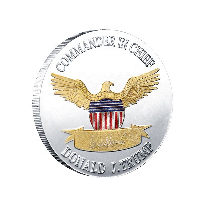 2020 American reselect trump gold silver plated challenge coins custom