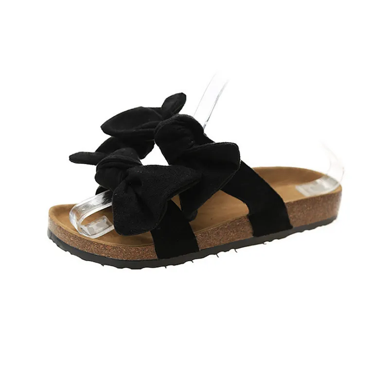 Hot sale Summer women bow slippers sandals slides