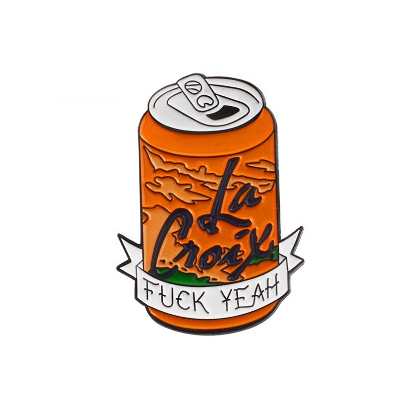 Cola cans badge drink beverage cans lapel pin