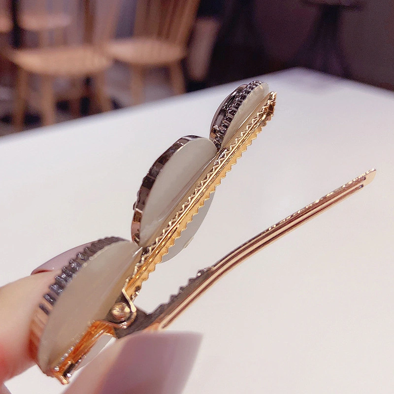 Korean Hot Sale Fashion Round Women Hair Accessories Girl Bling Hair Clips Wholesale