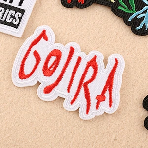 12 Styles Iron on Logo Patches Embroidery Letter Patches for Clothing