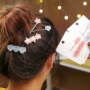 Cute Star Hairpin Korean Head Band Hair Accessories Gradient Hairpins Headdress