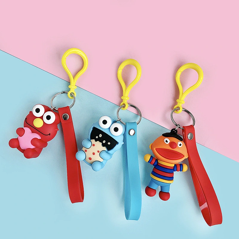 Cute Animation 3D PVC Keychain Bag Pendant