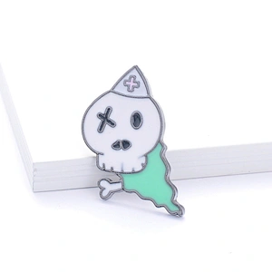 Skull Pirate Spider Web Pumpkin Enamel Soft Pin brooch Wholesale Custom Lapel Pins