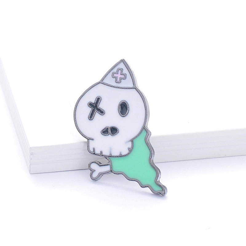 Skull Pirate Spider Web Pumpkin Enamel Soft Pin brooch Wholesale Custom Lapel Pins