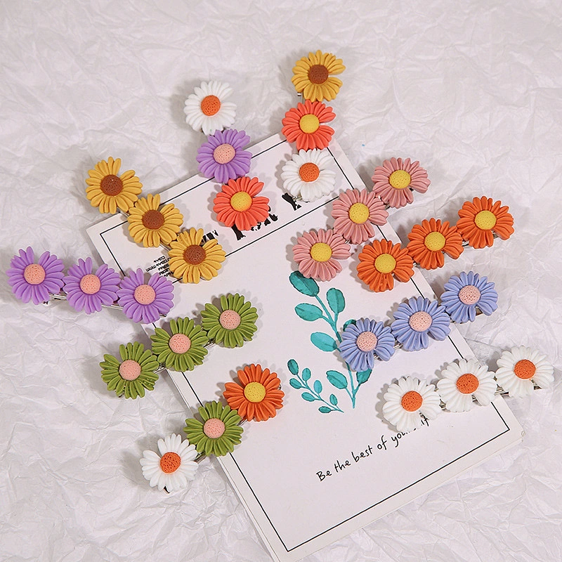 Daisy Hairpin Korean Flower Hair Accessories Girls