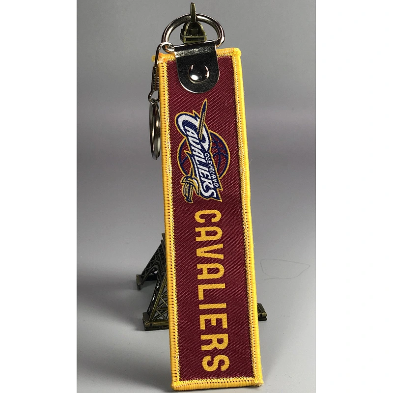 Custom Double Sides Various Basketball Team Woven Keychain