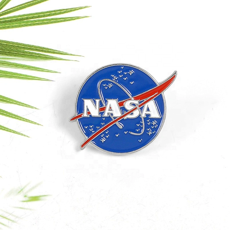 National Aeronautics and Space Administration Astronaut clothing decoration NASA badge soft enamel lapel pin