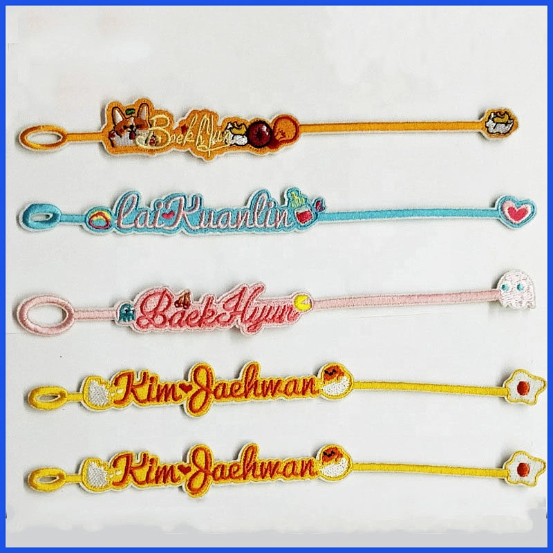 Hand catenary embroidered bracelet embroidery custom