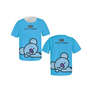 Hot Sell BTS Kpop silk cotton  Short Sleeve T-shirt