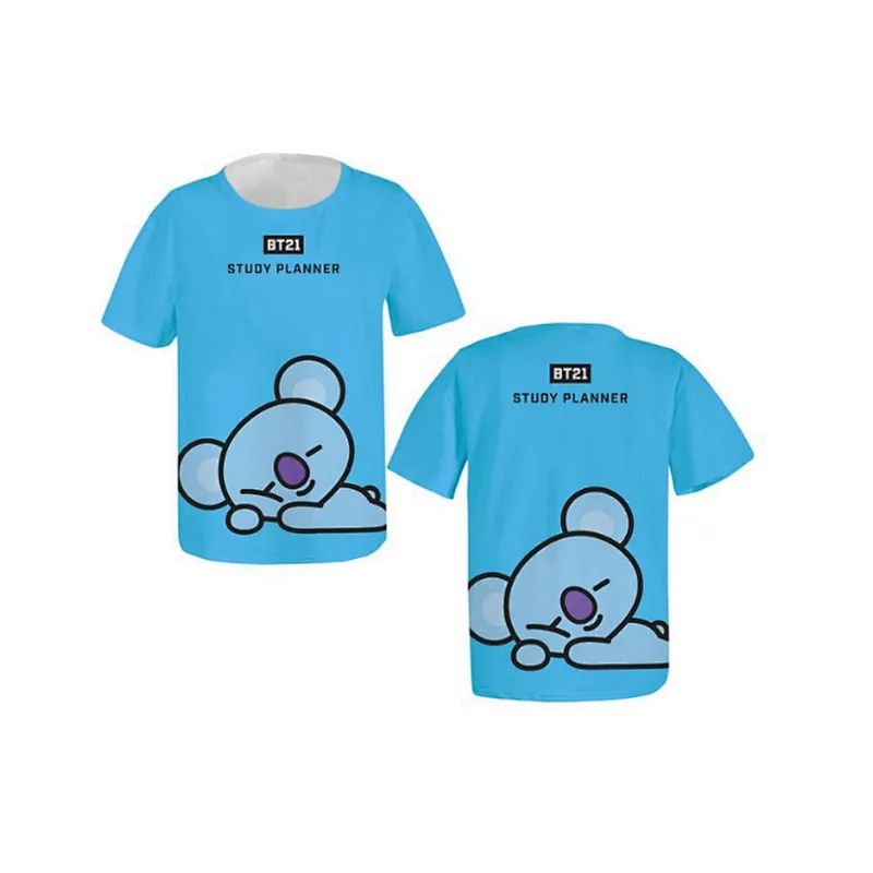 Hot Sell BTS Kpop silk cotton  Short Sleeve T-shirt