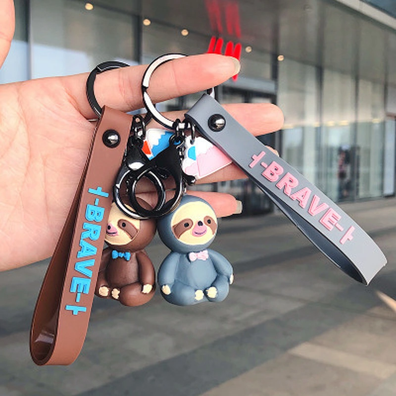Cute Cartoon Keychain Sloth Keychain Animals