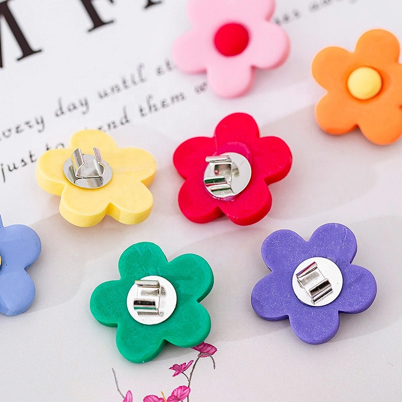 Sun flower PVC patch soft rubber plastic shoes lace decoration patch accept custom