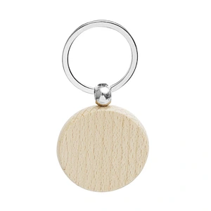 10 Shapes Wood Keychain Custom Blank Wooden Keychain