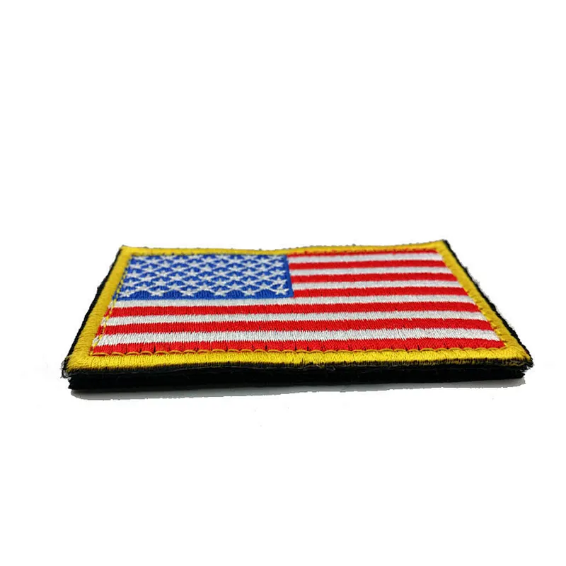 Chinese factory USA EmbroideryPatch with hook and loop