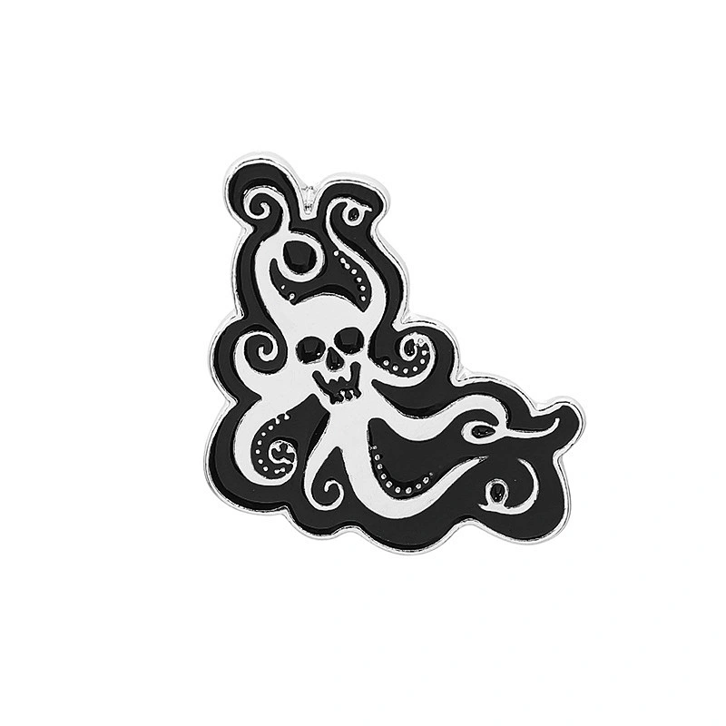 Black Sheep Cat Octopus Animal Lapel Enamel Pin