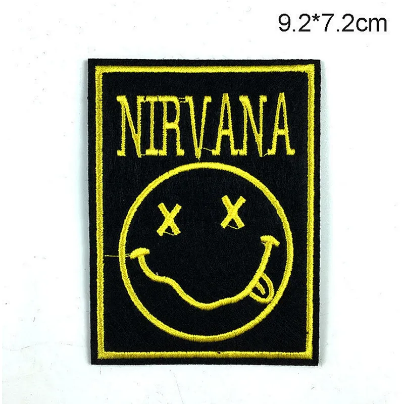 Ready stock Nirvana rock band Embroidery Patch