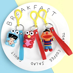 Cute Animation 3D PVC Keychain Bag Pendant