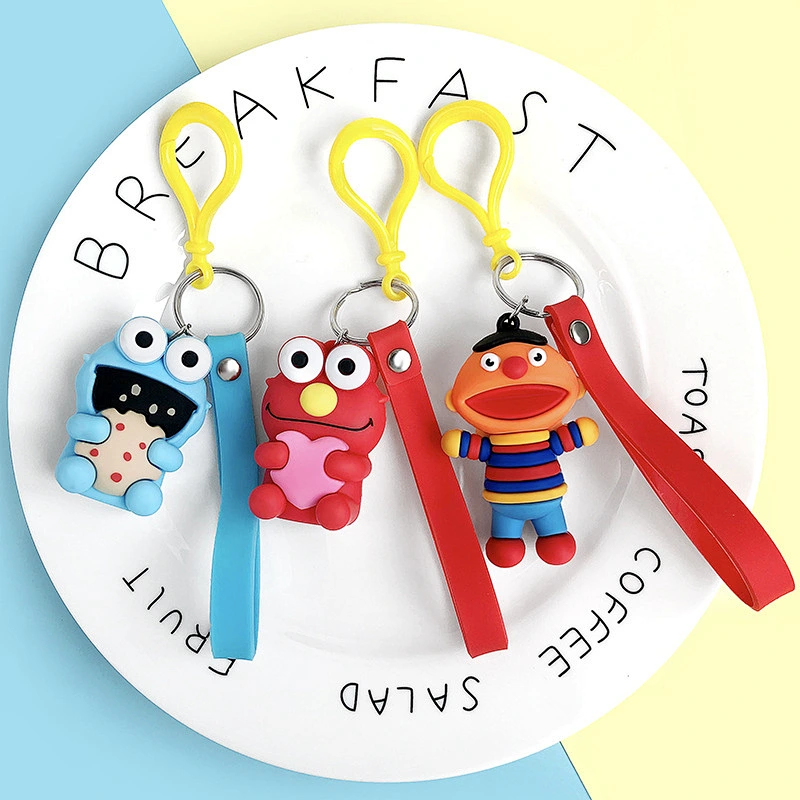 Cute Animation 3D PVC Keychain Bag Pendant