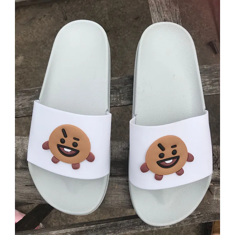 Hot sale BTS kpop Sandals Summer rubber slipper
