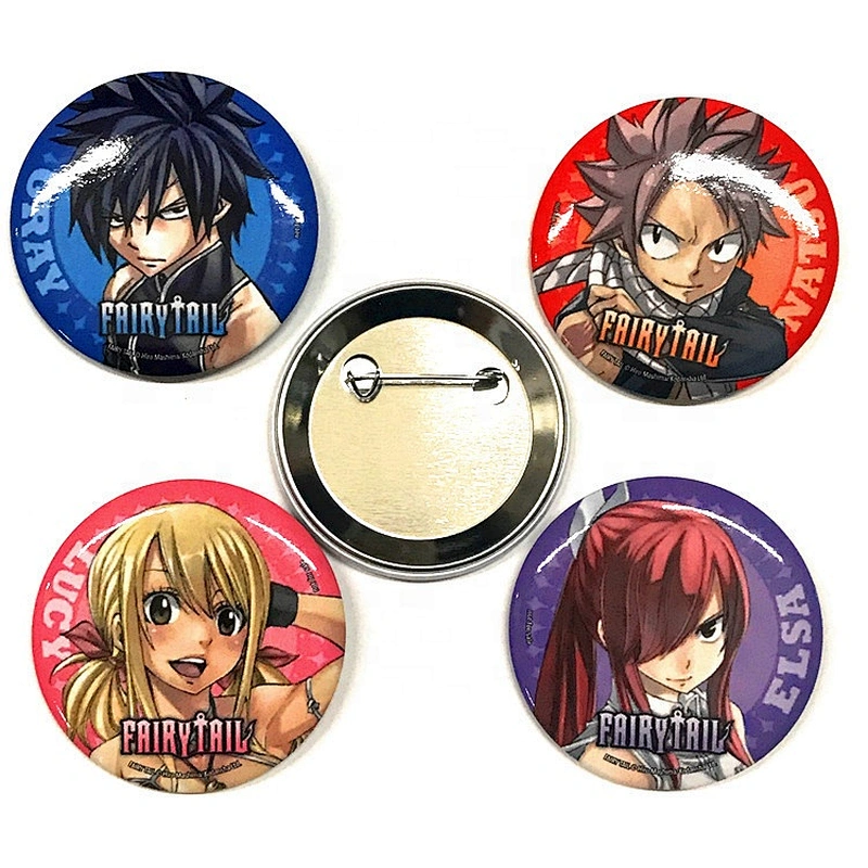 Cheap custom printing cartoon button badge