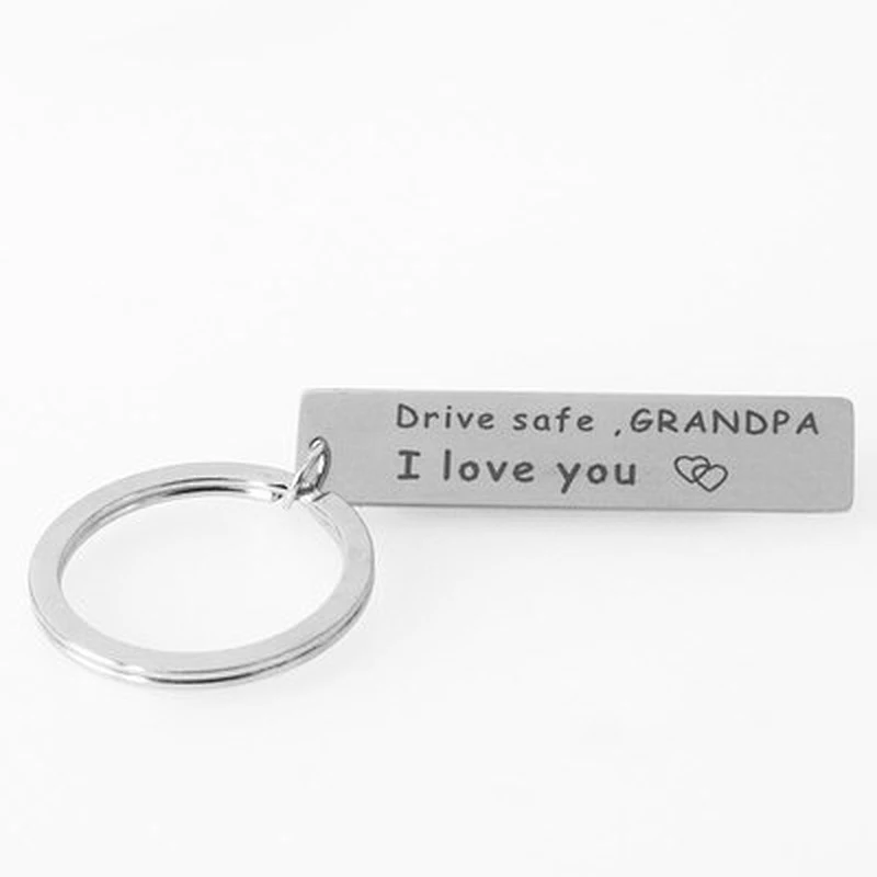 Stainless Steel Drive Safe Metal Keychain