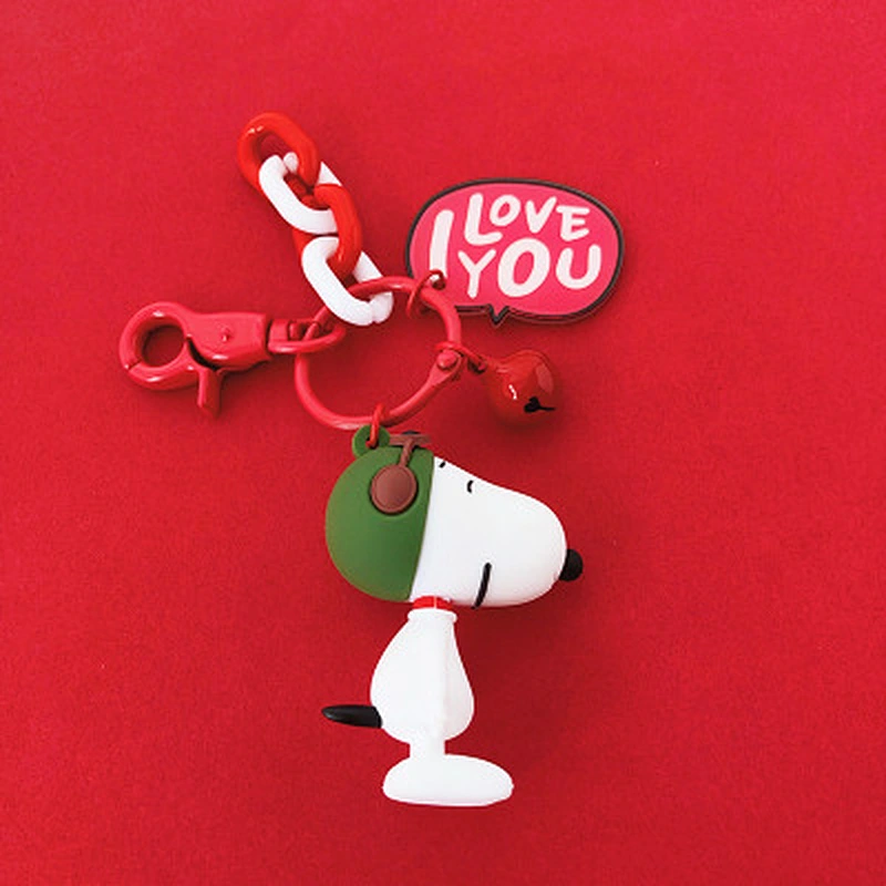 Cute 3D PVC Dog Bag Keychain Online Wholesale