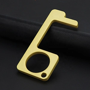 Contactless muti-function tool door opener electrical button pusher prentention keychain