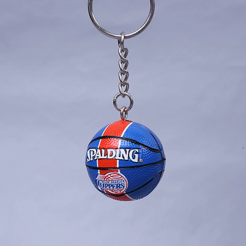 Souvenir Basketball Fan Gift 3D Basketball Keychain