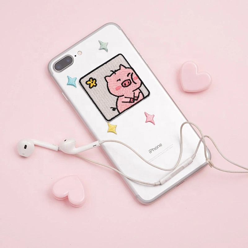 Hand account note book sticker mobil phone decoration embroidered patch embroidery sticker