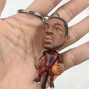 Basketball Fan 3D Player Keychain Figurine