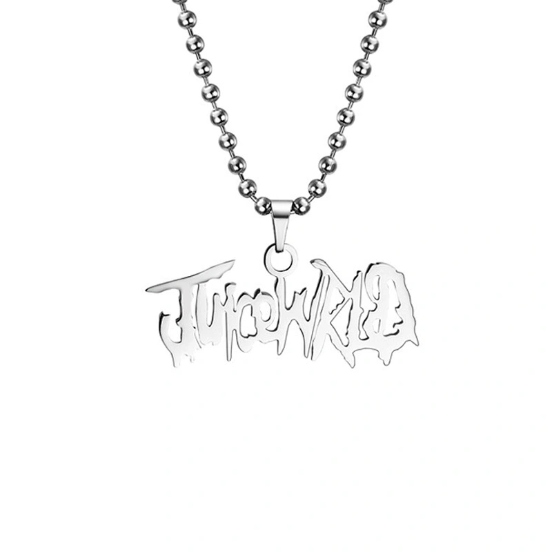 Hot Sale European and American Hip Hop Singer Stainless Steel 999WRLD Men and Women Necklace Pendant
