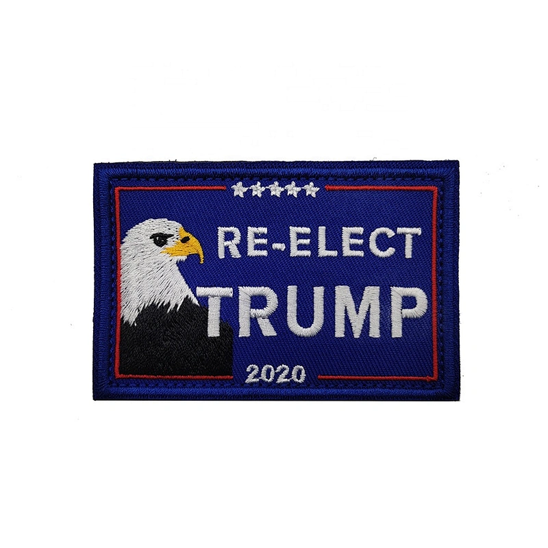 2020 American president reselect Trump patch owl embroidered badge custom