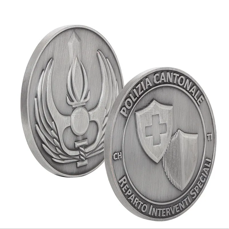 double side zinc alloy custom metal coin