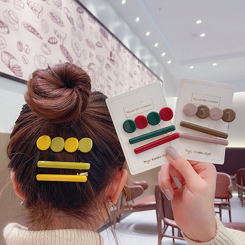 Korean Fashion Glossy Clip Hair Simple Wholesale Hair Accessories