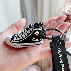 Little Daisy Keychain Pendant Cartoon 3D PVC Canvas Shoe Korean Bag Charm