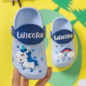Summer Cute Cartoon Boys and Girls Baby Kids Sandals Unicorn Children's Slippers
