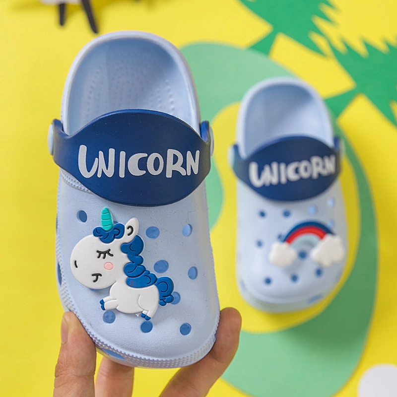 Summer Cute Cartoon Boys and Girls Baby Kids Sandals Unicorn Children's Slippers