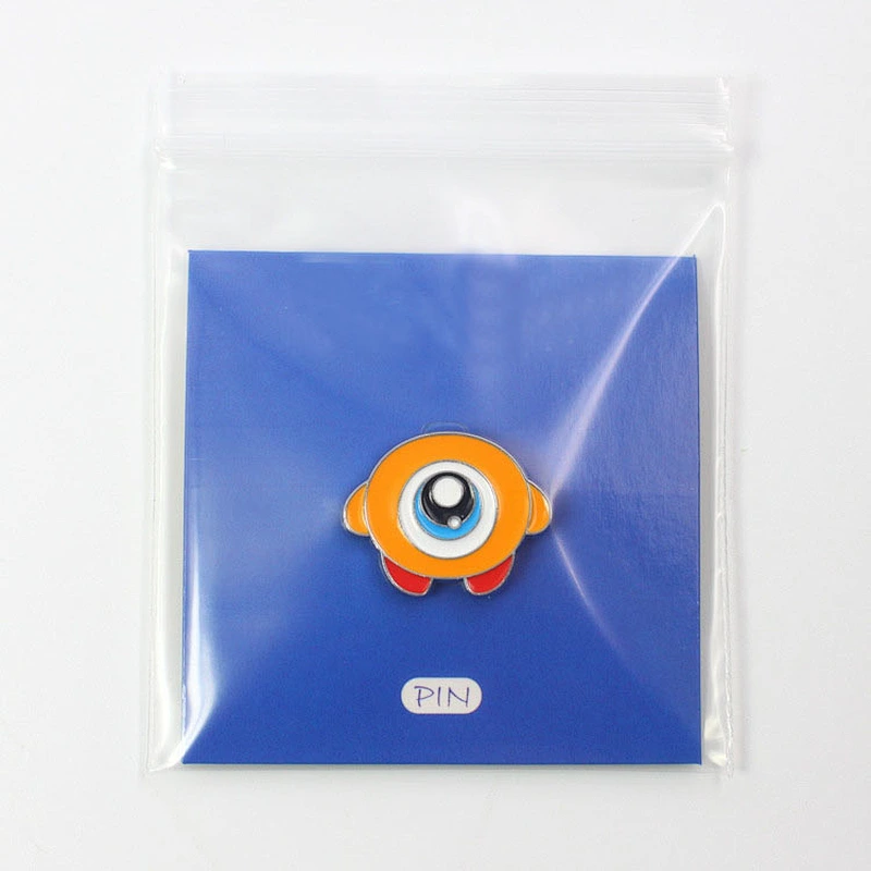 Japanese anime characters cartoon star card eye lapel pins custom