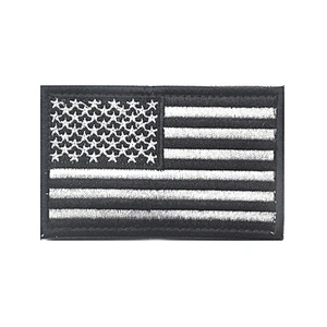 Custom American Flag Patch Iron on/Hook and Loop Patches Online