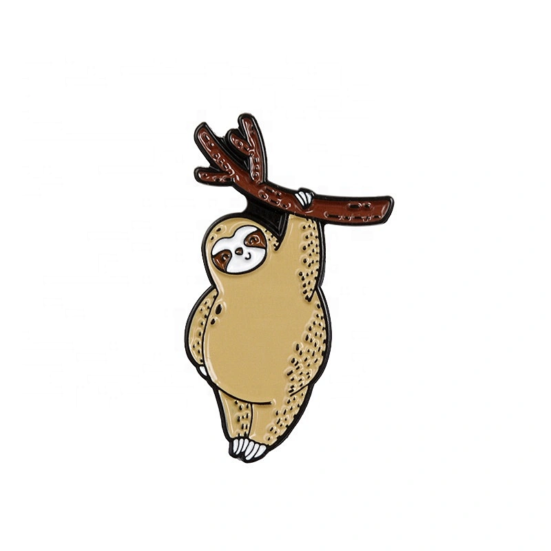Cute sloth otter enamel pins