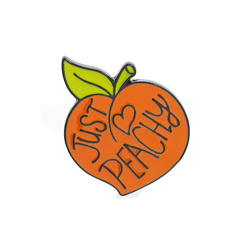 Sushi Donut Soft Enamel Pins Food Peach Avocado Lapel Pin Badge Fruit