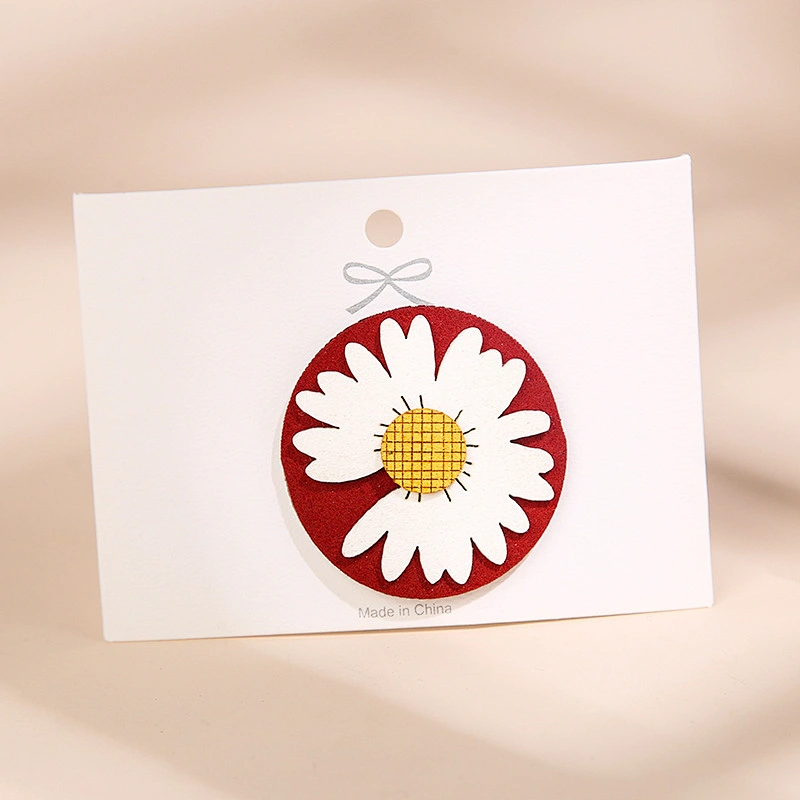 Cute Creative Notch Daisy BB Clip Hair Accessories Korean Female Hair Clips for Girls