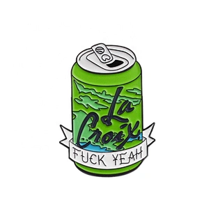 Cola cans badge drink beverage cans lapel pin